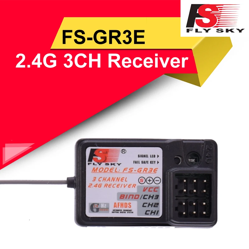 FLYSKY FS-GR3E GR3E Receiver for GT2 GT2E GT2F GT2G GT2B GT3B GT3C T6 CT6B Transmitter Remote Controller For RC Car Boat