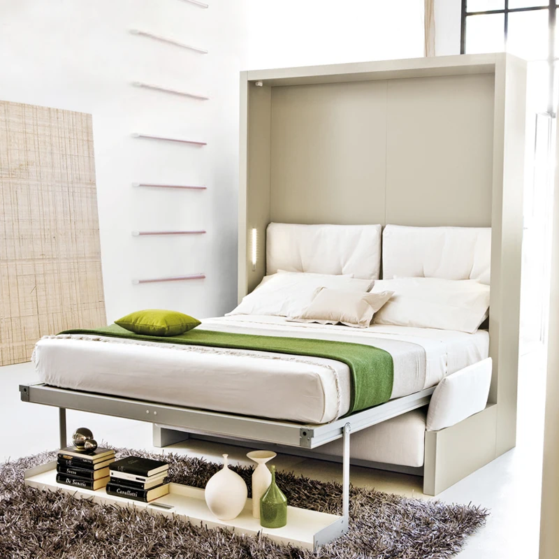 Electric invisible bed wall multi-functional small apartment invisible sofa integrated Murphy folding hardware