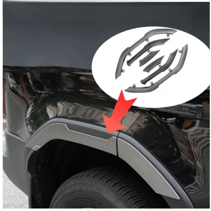 Black/White Off-Road Wheel Eyebrows Fender Flares for 2024 2025   Prado LC250 Series Buckle Wheel Arches