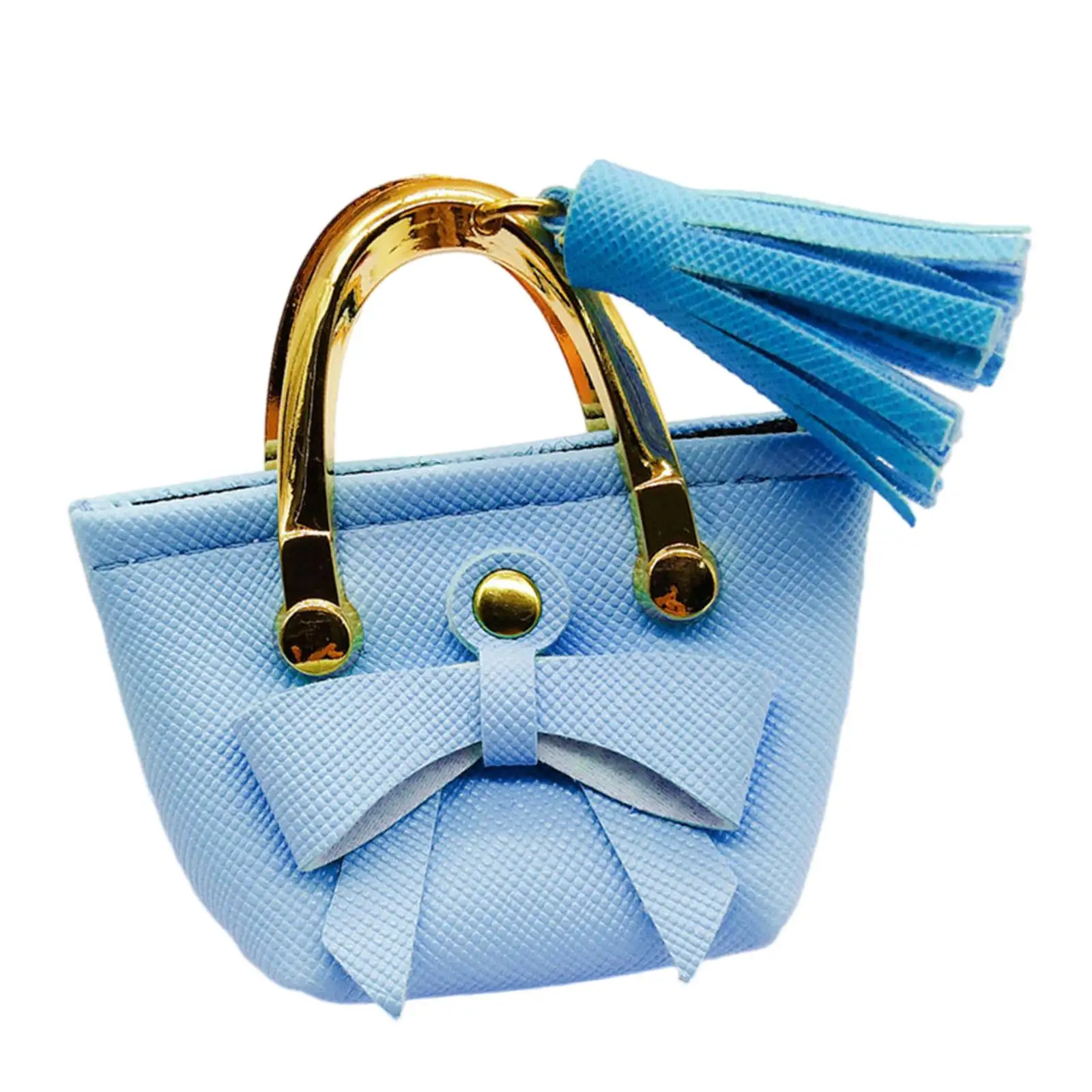 Roupa de boneca masculina bolsa em miniatura escala 1/6 couro pu moda sacola acessório para cena de casa de bonecas