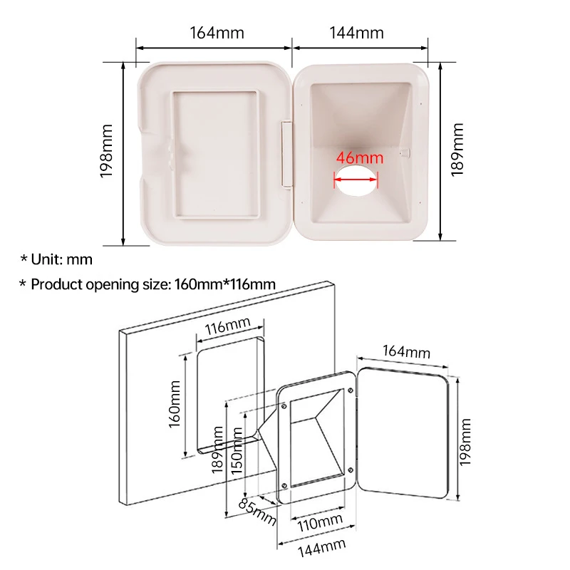 RV Modification Utility Box for Water Inlet, Fuel Port, Marine Battery Switch, Camper Faucet, Terminal Post, and Wiring