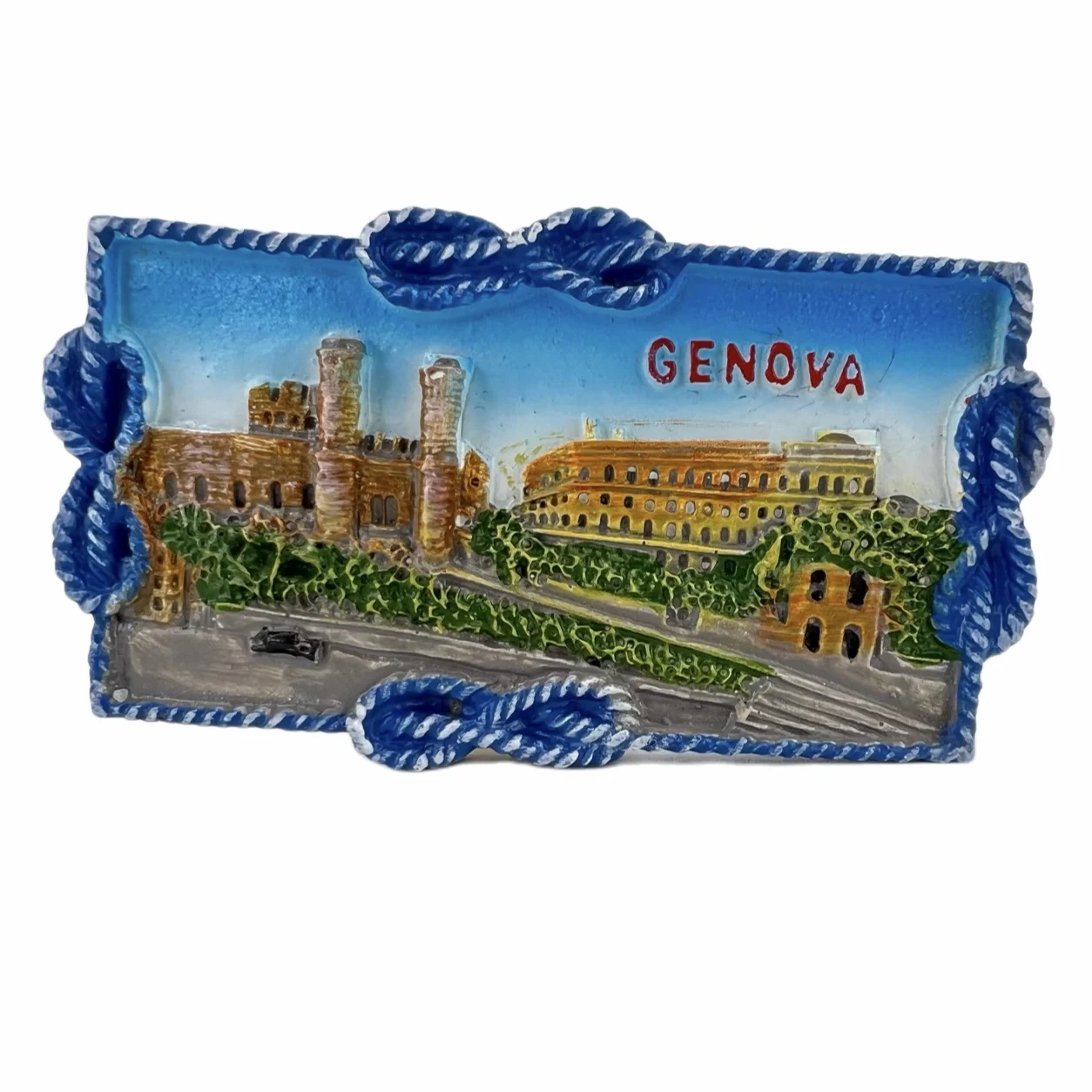 

Genoa Italy Fridge Magnets Travel 3D Memorial Magnetic Refrigerator Stickers Gift Room Decoration Collectio