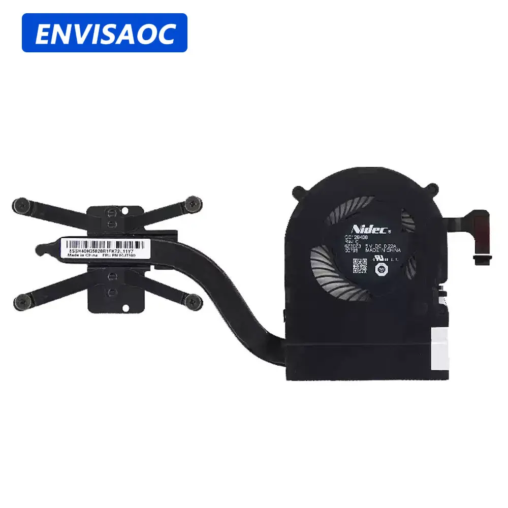 For Lenovo ThinkPad X1 Carbon 4th Gen 2016 X1 Yoga 1st Gen Laptop CPU Cooling Fan Heatsink Fan Cooler 00JT800 01AW976 01YT252