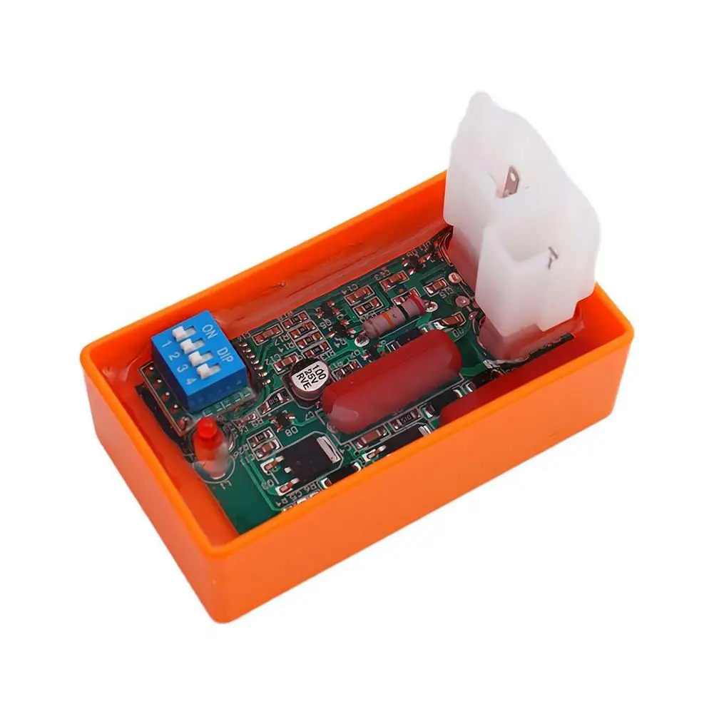 دراجة نارية الشاعل 6 دبوس التيار المتناوب CDI صندوق مع DIP التبديل دراجة نارية الإشعال سرعة الحد 4000-12000 لسباق FT150 RX150 ML125