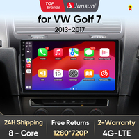 Junsun V1 Wireless CarPlay Android Auto Radio For VW Volkswagen Golf 7 2013-2017 4G Car Intelligent Systems 2Din Autoradio GPS