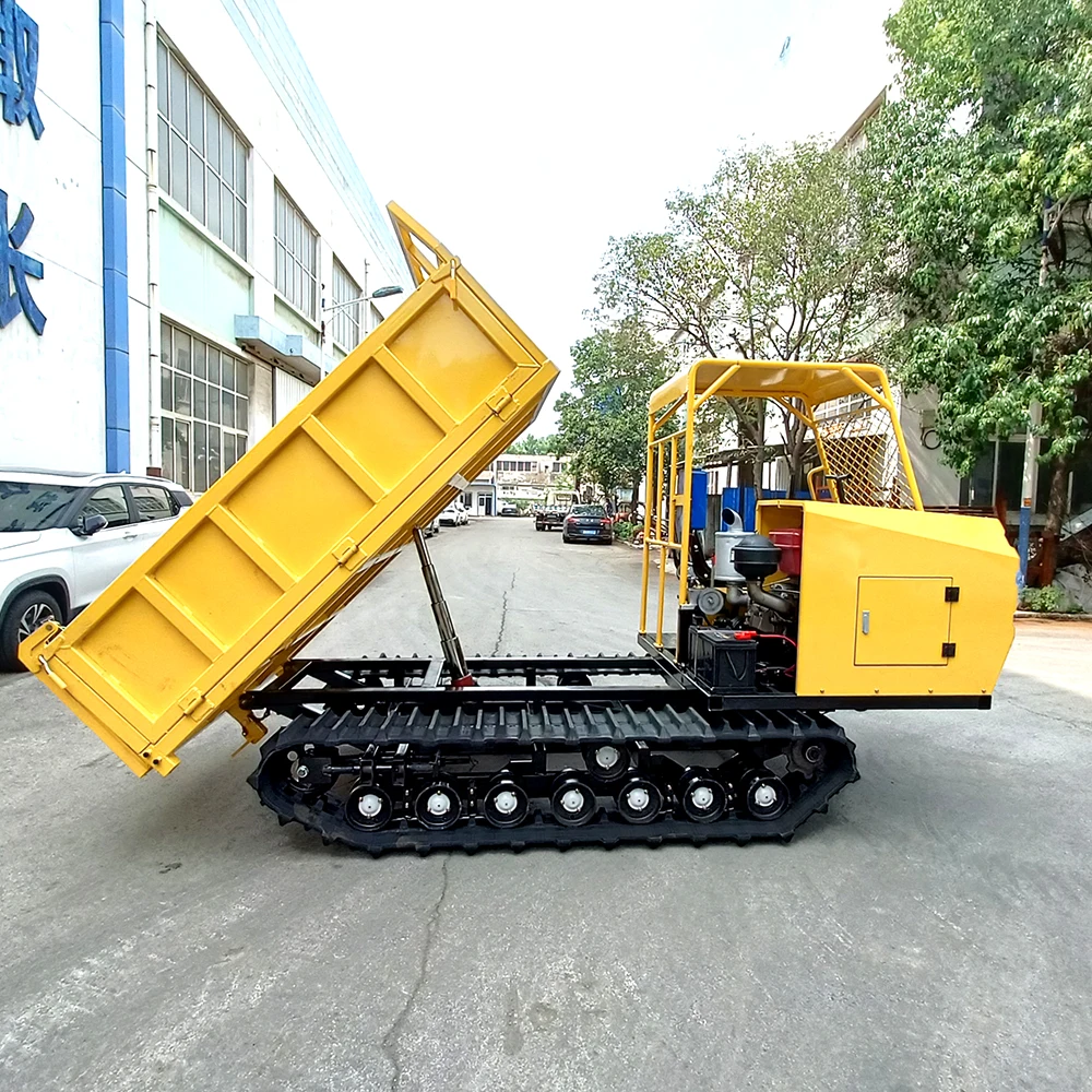 Self-Loading-Mini-Dumper Small Mountain Crawler Truck Diesel Engine Mini Tipper Dumping Trucks for Sale