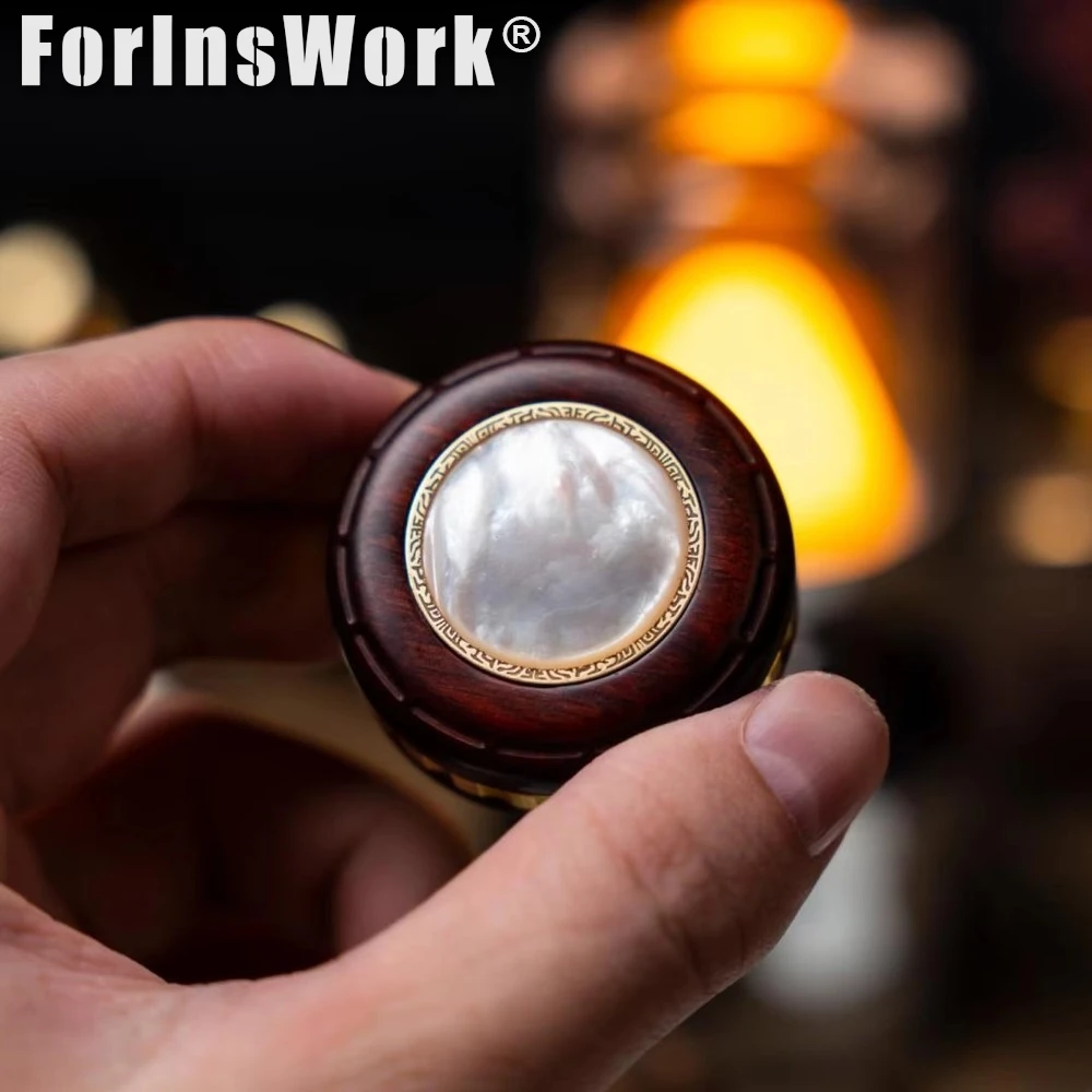 Fanking Arcane Domain bois de santal rouge Fidget Spinner cliquet boules magnétiques haptique pièce Fidget jouets