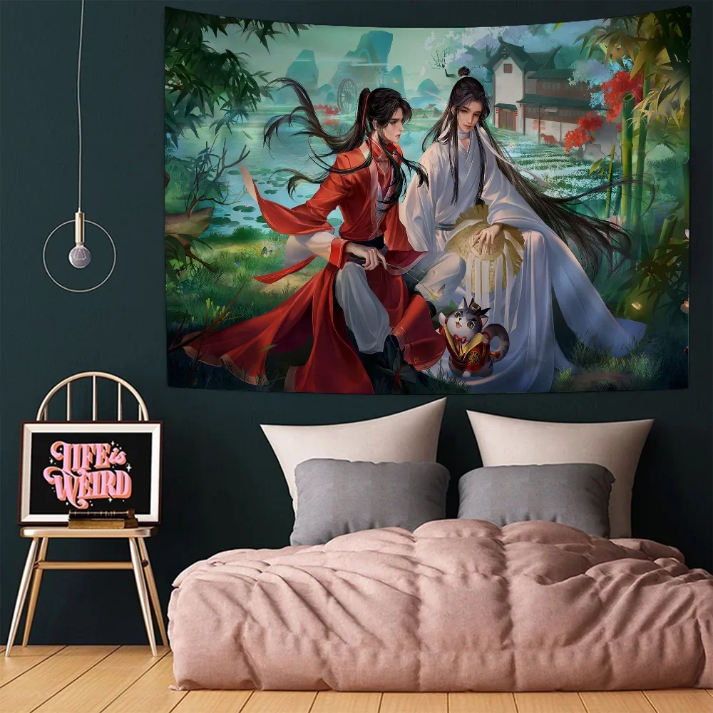 

Tian Guan Ci Fu Tapestries Wall Art Decoration Cool Birthday Party Bedroom Hanging Tapestry Wall Living Room Office Home Decor