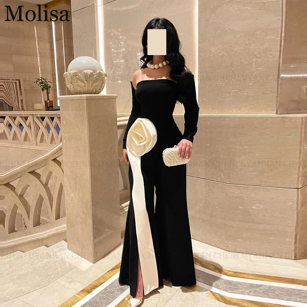 

MOLISA Saudi Arabia Jumpsuit Party Evening Gowns 2025 Sheath Customized Prom Dress Long Formal Occasion Dresses فساتين الحفلات