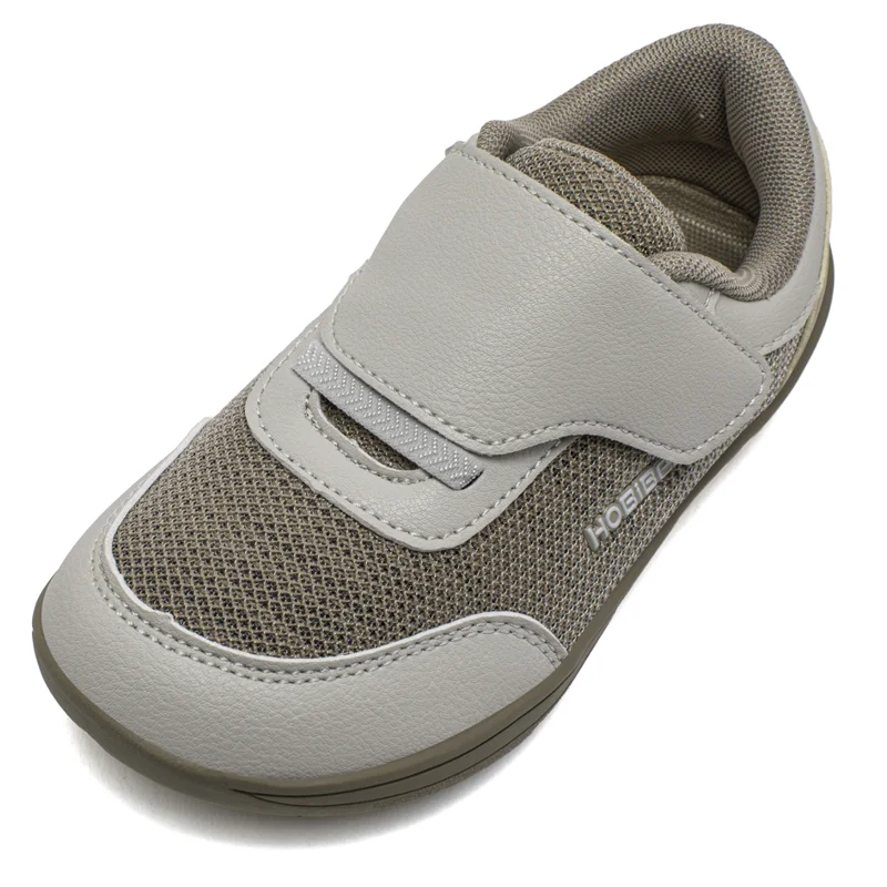أحذية HOBIBEAR واسعة عند أصابع القدم حافي القدمين للأطفال، أحذية رياضية كاجوال بحلقة ربط بسيطة قابلة للتنفس، أحذية بدون قطرة