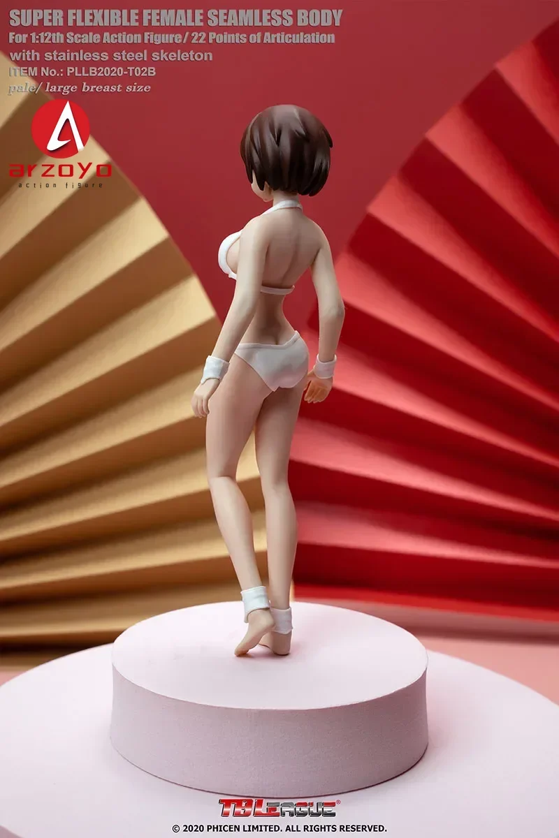 TBLeague 1/12 PLLB2020-T02 figura de acción de Chica de Anime modelo 6 ''mujer pálido pecho grande figura de acción Flexible cuerpo muñeca