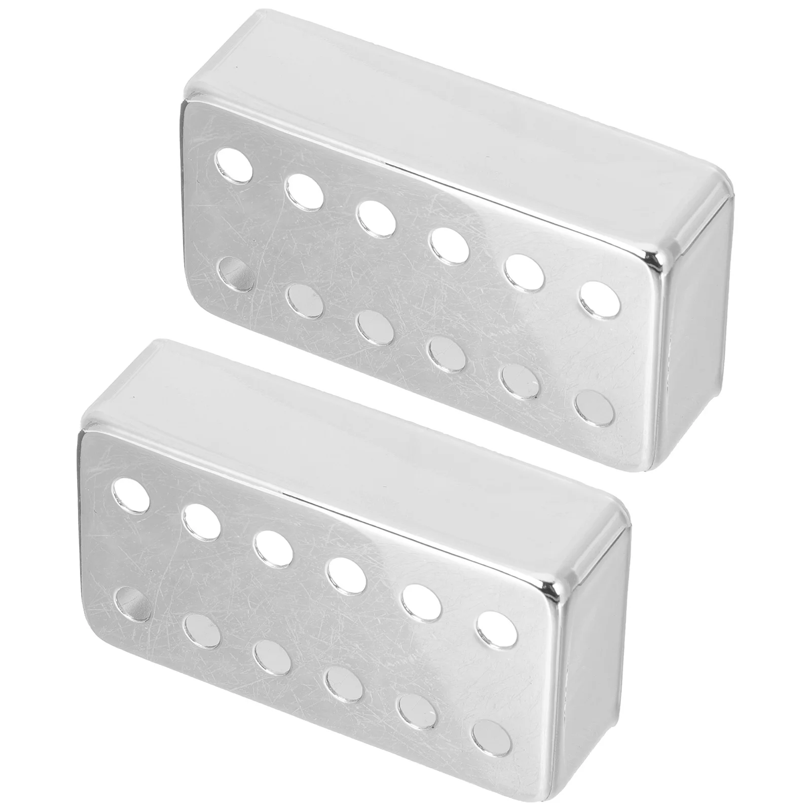 

2pcs Electric Guitar Copper Cover Durable Pickup Protective Cover Ventilation Heat Resistant for Guitar Accessories Pickup
