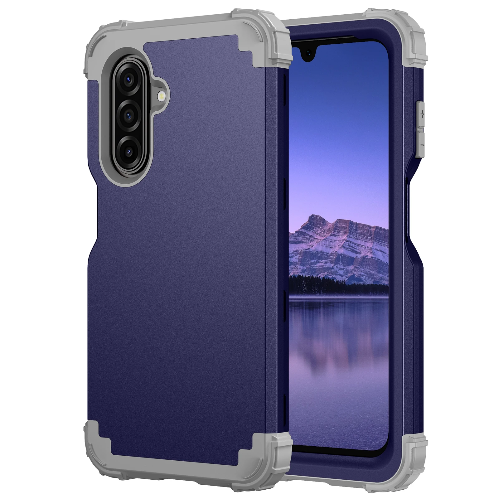 3-in-1 Heavy-Duty-Schutzhülle für Samsung Galaxy A17 A37 A57 A16 A26 A36 A56 A15 A35 A55 A14 A54 5G Silikon-Kunststoff-Abdeckung – Detail 9