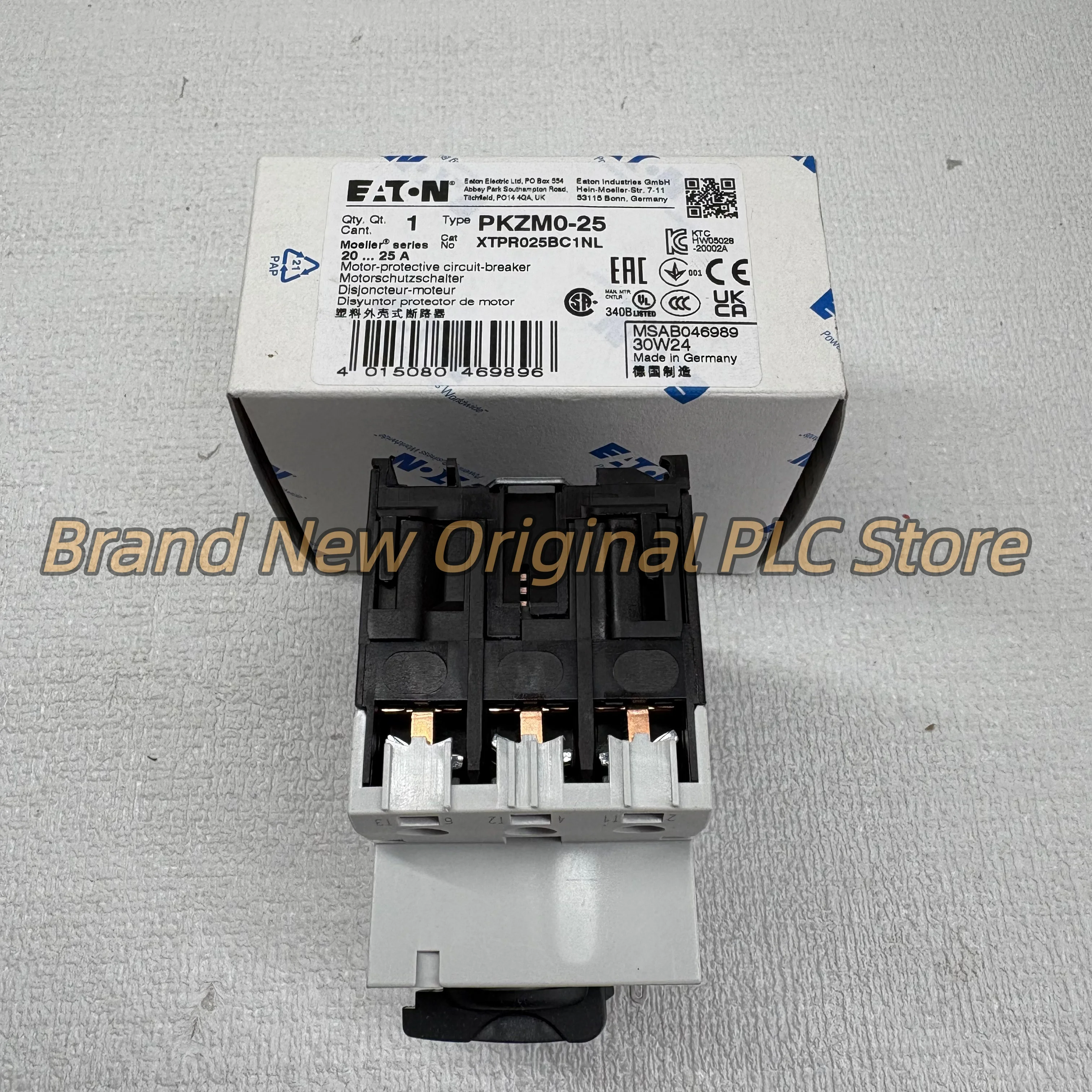 

PKZM0-25 new XTPR025BC1NL Motor protector original