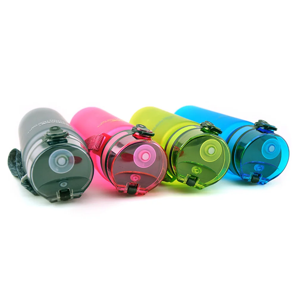 

Portable Leakproof Sports Water Bottle Large Capacity Plastic Cup Travel Outdoor Use Fruit Infuser Blue Plastic Cup