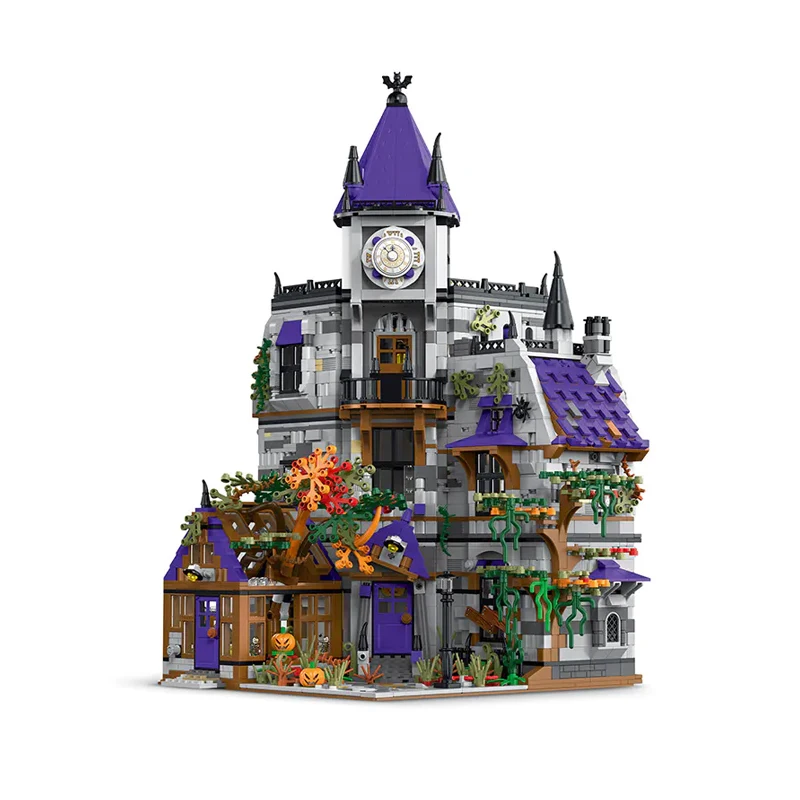 신비한 건물 하우스 빌딩 세트, 도시 아파트 매장 건축 모듈식 빌딩 블록 모델 키트, 선물 4190pcs