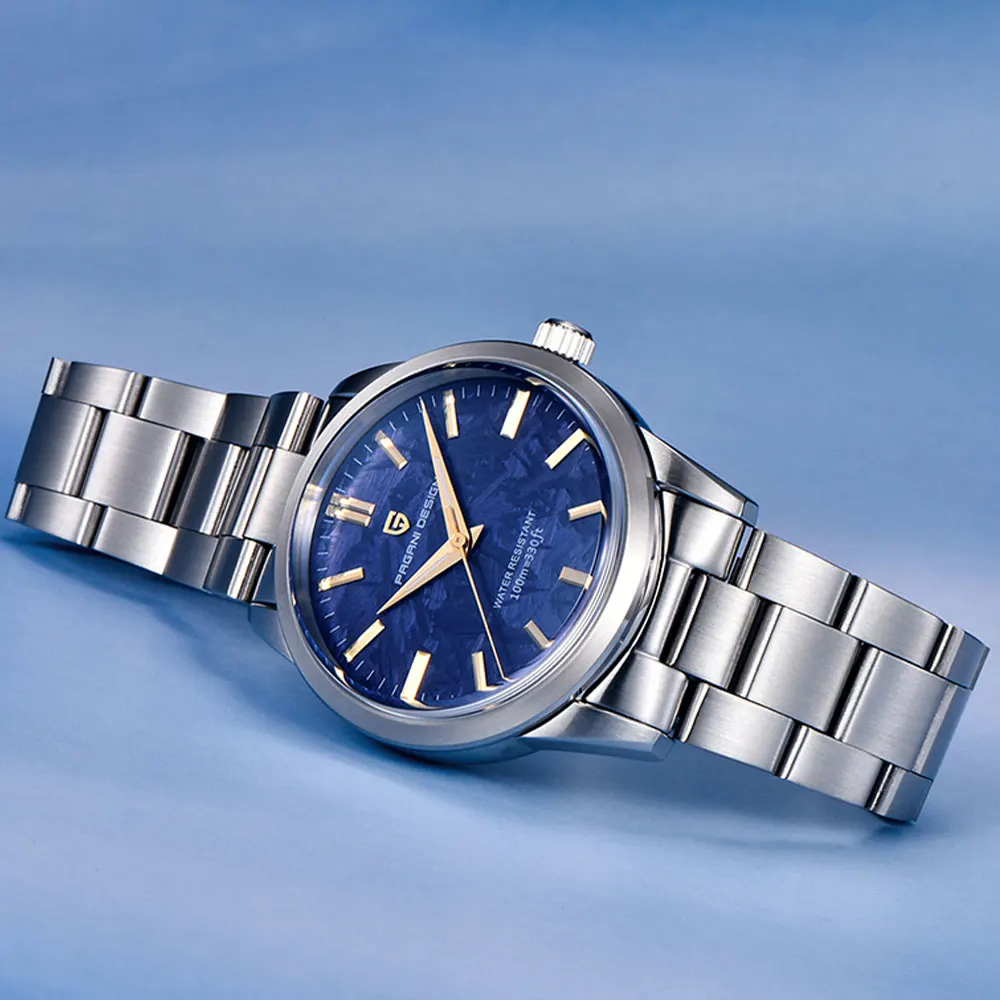 PAGANI تصميم العلامة التجارية الأعلى VH31 ساعات كوارتز 40 مللي متر ساعة يد رجالي الياقوت الزجاج 100 متر مقاوم للماء ساعة الرجال هدية 2025 Reloj Hombre