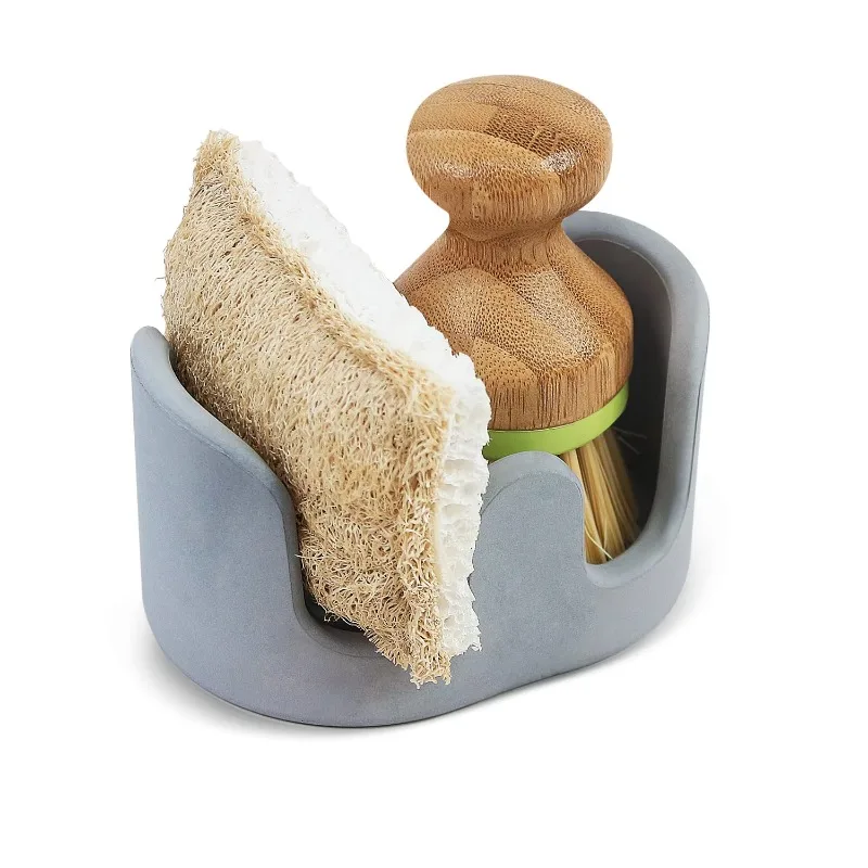 Diatom mud sponge rack kitchen bathroom sink tank sponge scrubber