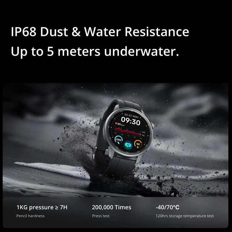 Realme Watch S2 ساعة ذكية 20 يومًا عمر البطارية 1.43 بوصة AMOLED عرض Spuer AI محرك Smartwatch IP68 مقاوم للماء الإصدار العالمي