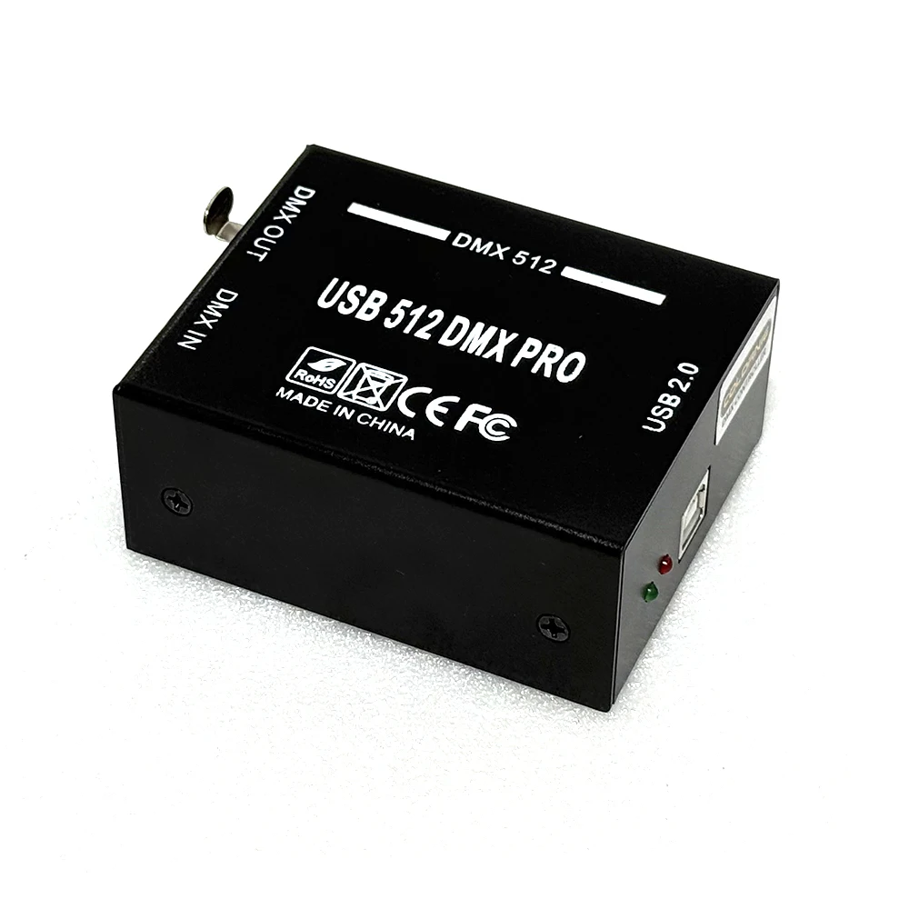 USB DMX512 PRO Pangolin Quickshow Laser Software Signal Converter Controller Box