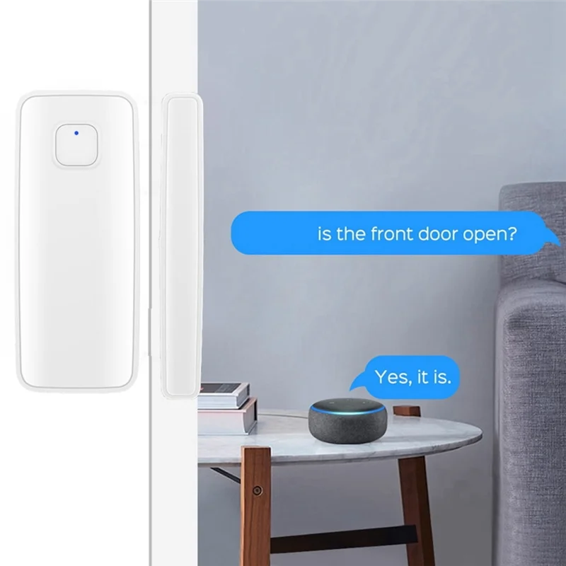 APPLIA-Tuya إنذار مغناطيسي للباب، إنذار مضاد للسرقة، تطبيق WIFI لتذكير فتح الباب المغناطيسي عن بعد، متين وسهل التركيب