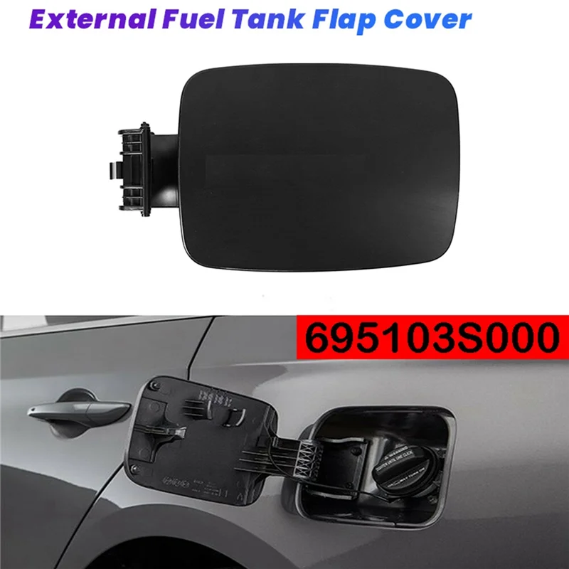 Car External Fuel Tank Flap Air Door Panel 69510-3S000 For Hyundai Sonata 2011-2015 Fuel Filler Cover Flap 695103S000
