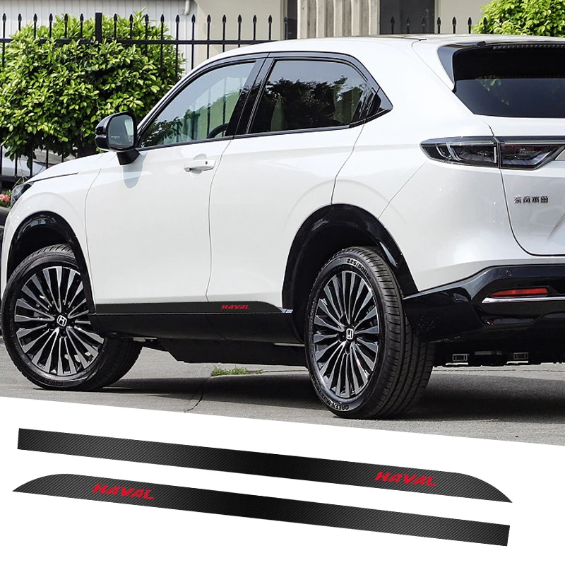 

2PCS Car Stickers Door Side Skirt Long Stripes Styling Vinyl Trim Decals Body For Haval H6 M6 H2S H4 H7 H5 H8 H9 H1 F5 F7X F7