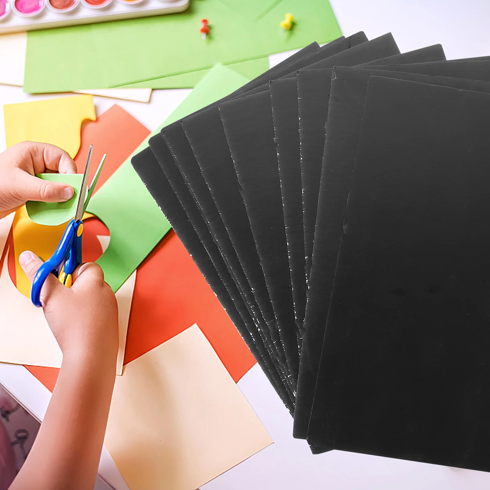 

Black Foam Board 30X20Cm 10Pcs Foam Core Boards Foam Poster Board Thick Foam Core Baking Board Mat Foam Sheets Craft Art