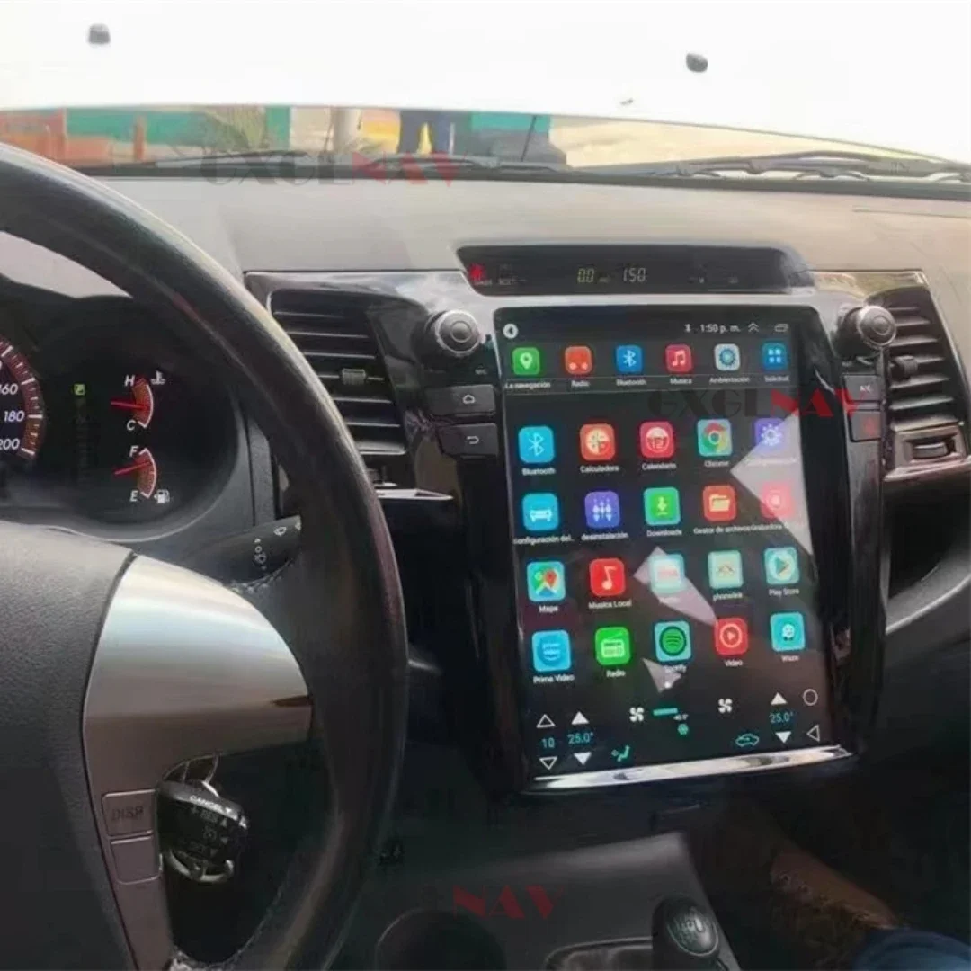 

Android 13 Vertical Screen Car Video Player Radio For TOYOTA Fortuner HILUX Revo 2005 - 2014 GPS Navigation Head Unit Carplay 4G