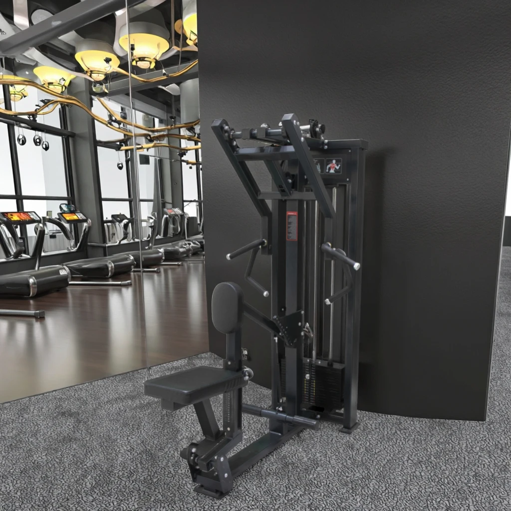 آلة الصف المقاعد ذات الحركة المزدوجة للتدريب على الظهر ومعدات الصالة الرياضية للتمرين الخلفي 2025 #5