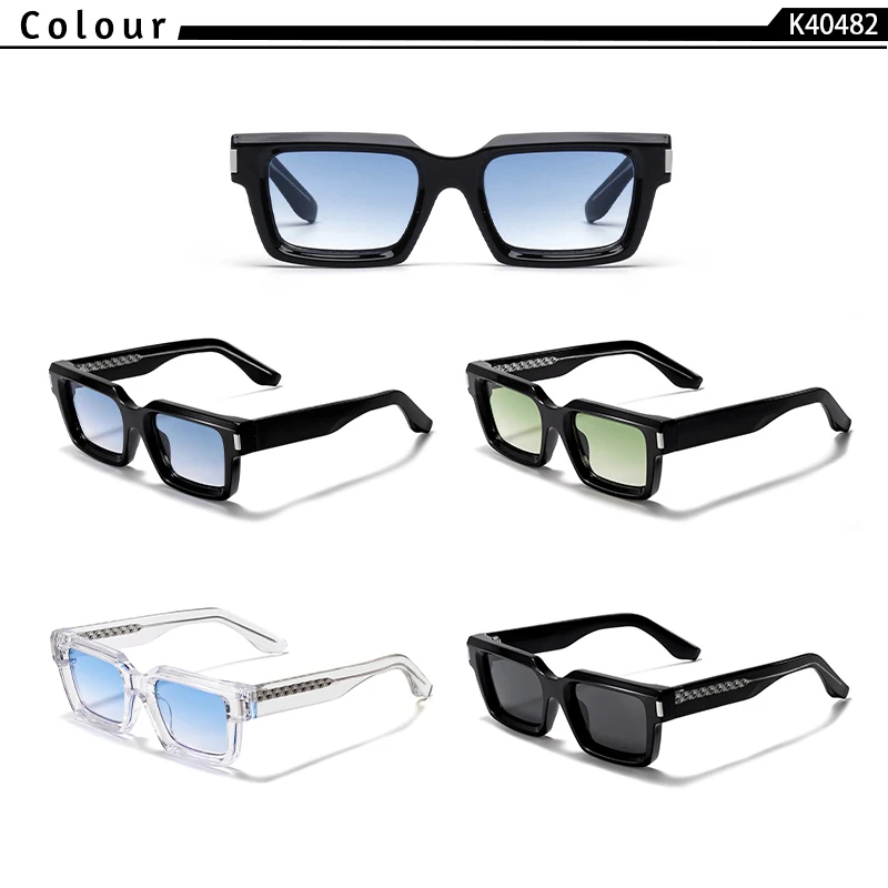 CATERSIDE Neue Mode Punk männer Quadratische Sonnenbrille Marke Design Kleine Rahmen Sonnenbrille Party Reise Gläser Geschenk Ideale Wahl – Detail 3
