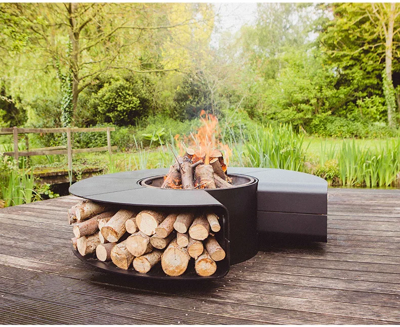 Portable Outdoor Camping Wood Burning Camp iron Tent Stove new arrival outdoor modern heating firewood