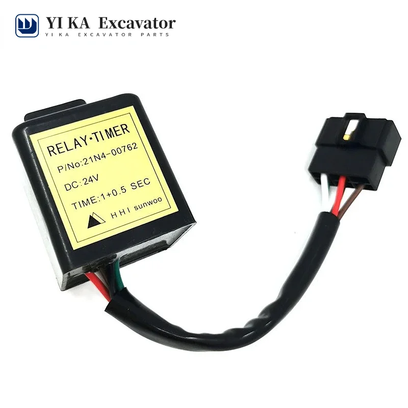 

For Excavator electrical parts 24V relay timer delay OE21N4-00762 21N400762 for R210-7 R220-7