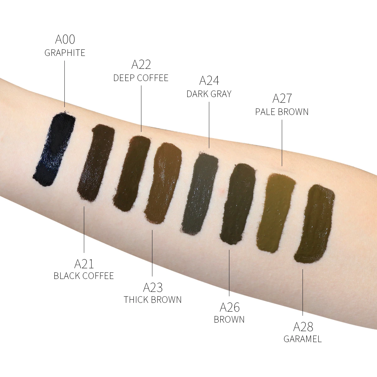 AIMOOSI プロフェッショナル マイクロブレーディング ピグメント ナノブロウ用 |   PMUアーティスト向けREACH認証永久メイクアップタトゥーインク |   3ml