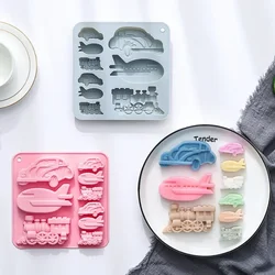9 Even Different Sizes of Classic Cars, Airplanes, Trains, Silicone Molds, Epoxy Cake, Chocolate Molds Baking Accessories