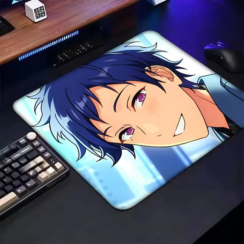 1pc Music Game Fushimi Yuzuru Mousepad Small LockEdge For Gamers Computer Desk Pad Rectangular Anti-slip Rubber