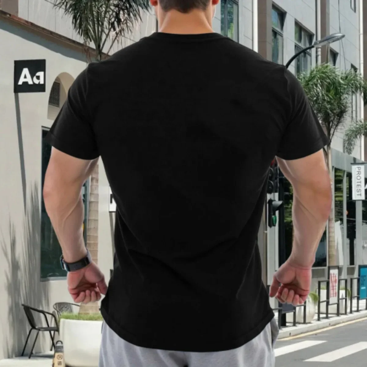 2025 Men's Summer Graphic Print Y2k T-shirt Man Woman Short Sleeved Luxury Tees Clothing Loose Pure Cotton Soft Tops Fashion image 2