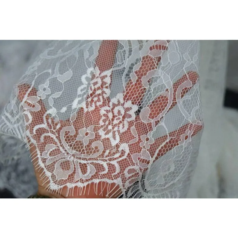 1.5-meter-wide high-quality full eyelash lace lace export grade handmade DIY clothing accessories curtain materials