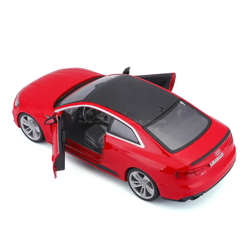 Bburago 1:24 Audi RS 5 Coupe alloy racing alloy luxury car die casting pullback car static car model toy collection gift