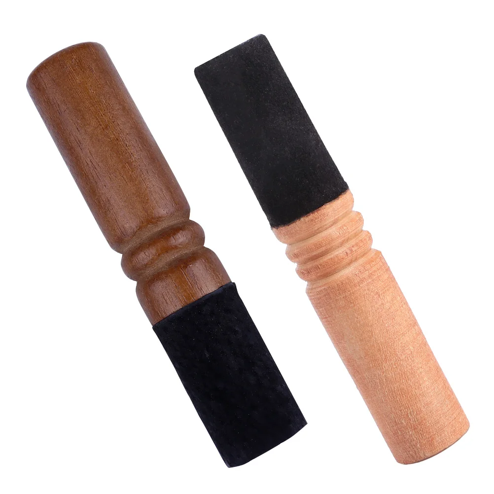 

2 Pcs Buddha Music Bowl Accessories Sound Accessory Durable Singing Stick Yoga Mallet Striker for Wool Felt Meditation