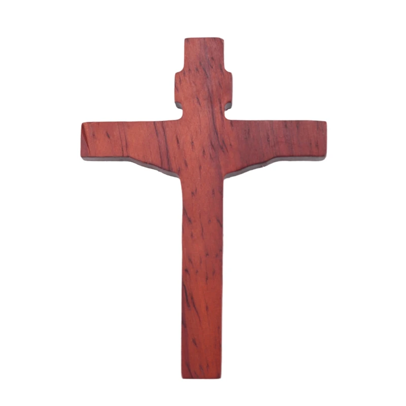 Jesus Cross Wooden Necklace Jesus Cross Necklace Crucifix Wood Pendant Necklaces For Men Woman Black Sweater