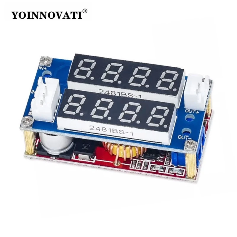 5A Adjustable Power CC/CV 2 in 1 XL4015 Step-down Charge Module LED Driver Voltmeter Ammeter Constant Current Constant Voltage