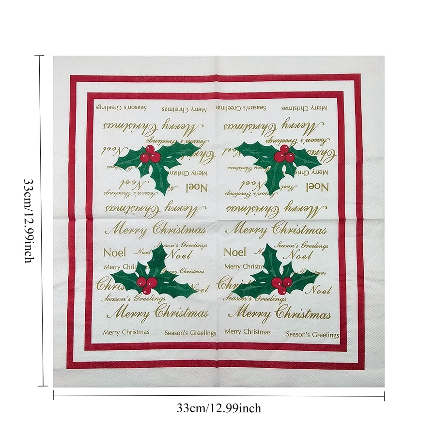 Рисунок 3 - Салфетки с Рождеством