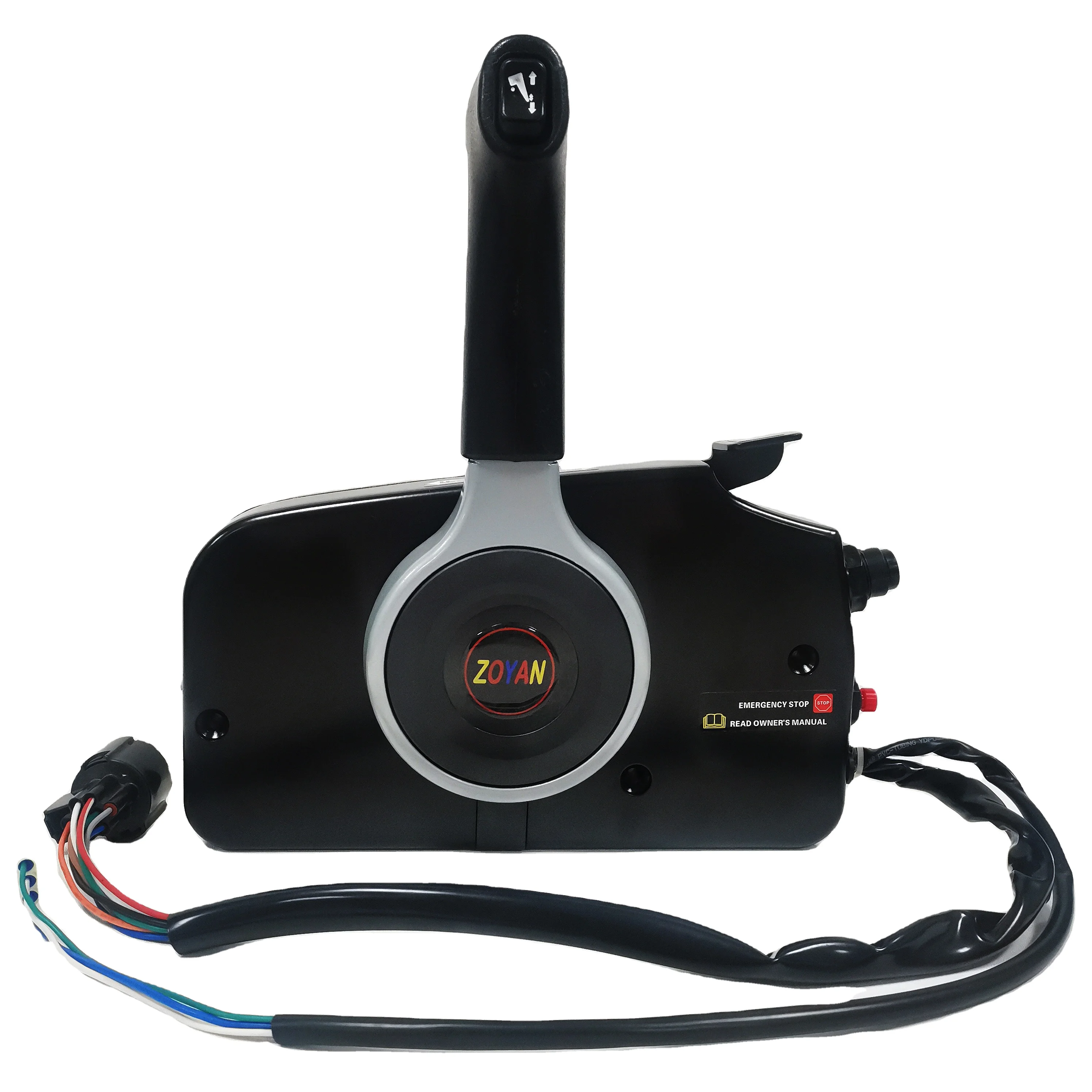 New Suzuki Type With Power Trim Single Lever Plastic Outboard Marine Engine Outboard Remote Throttle Side Control Box