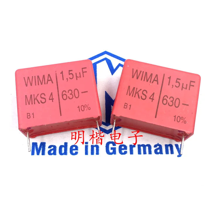 

20pcs/lot German original WIMA Metallized Polyester (PET) MKS4 Series Audio fever stepless coupling capacitor free shipping 1