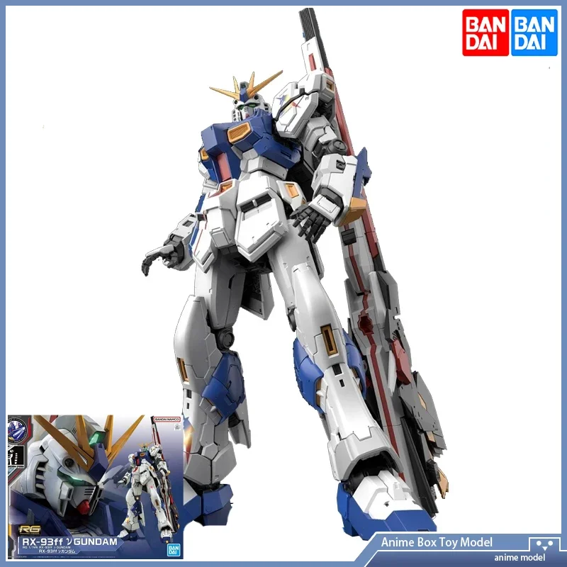

Gundam BANDAI RG 1/144 Side-f Fukuoka RX-93ff VGundam Action Toy Figures Assembly Model Kit Boy's Holiday Gift