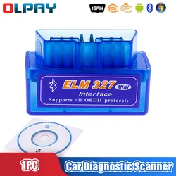 Mini Elm327 Obd2 Scanner Code V2.1 Bluetooth-compatible OBD2 Automobile Detector Code Reader Obd2 Car Scanner diagnose Tools