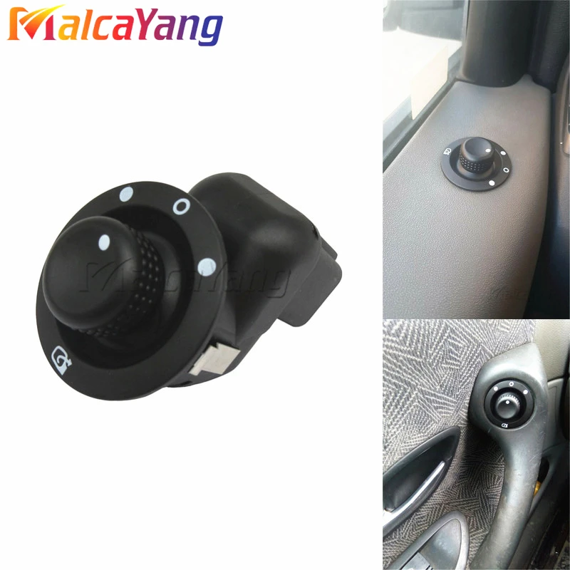 1Pcs High Quality Car Rearview Mirror Button Control Switch Auto Parts For Renault Laguna Ii Megane 2 OEM#8200109014 8200676533