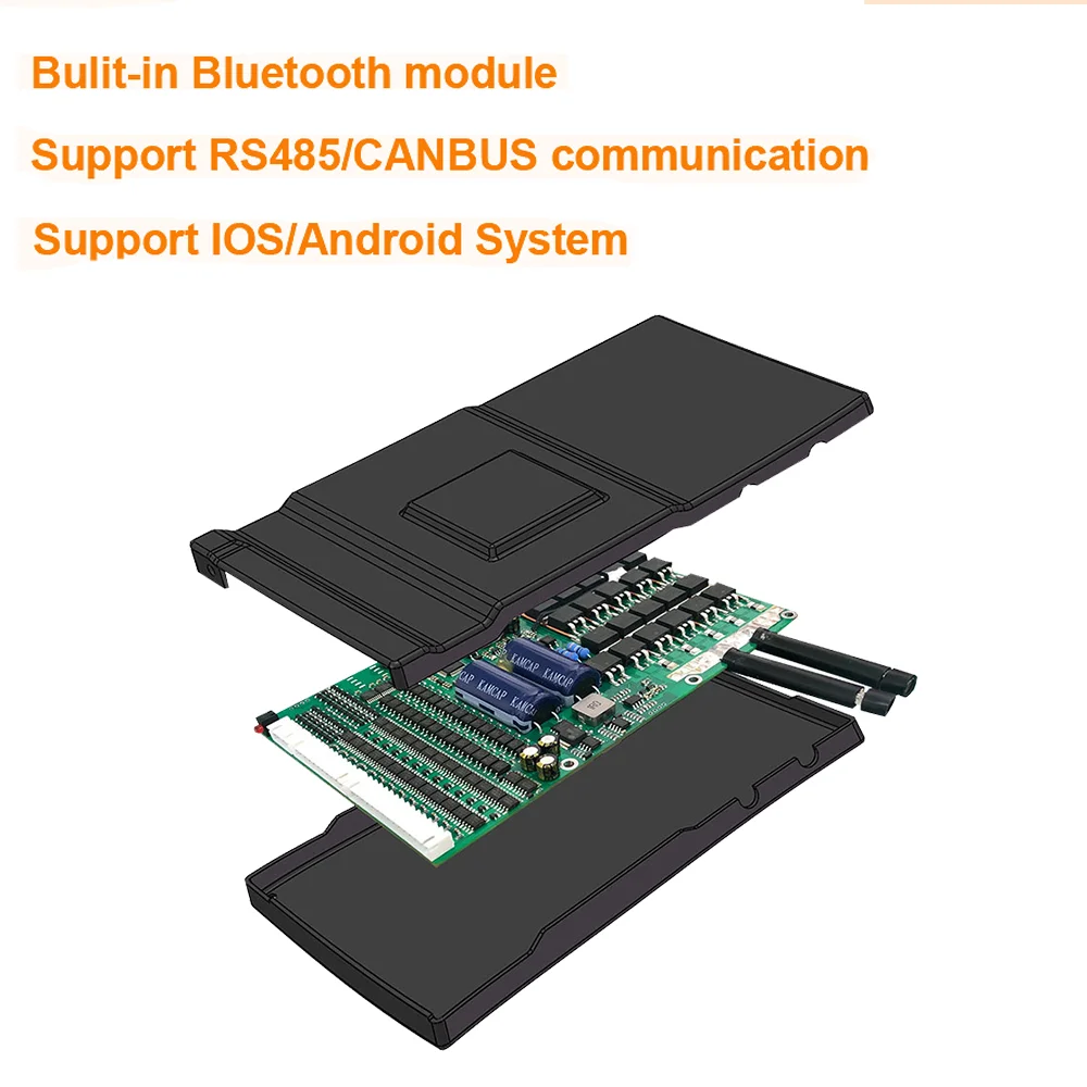 Active Balance Jikong 4S 8S 16S 20S 24S Lifepo4 BMS 100A 150A 200A LiFePO4 DALY JBD Smart JK BMS 16S 280ah view 3