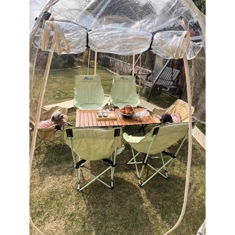 Clear Dome Tents  Outdoor Camping Bubble Tents with Stargazing Skylights  Portable Greenhouses and Warming Shelters